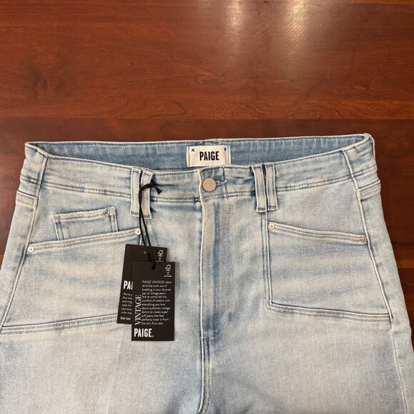 Paige Evereve Anessa Set in Pockets Women's Jeans In Shooting Star - Size 32 NWT - Picture 3 of 6